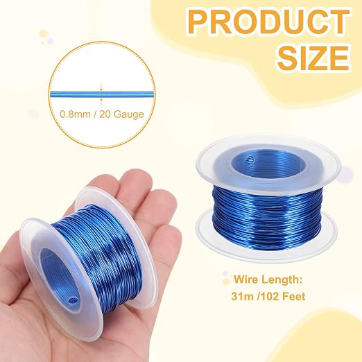 uxcell 20 Gauge / 0.8mm Anodized Aluminum Wire - Image 2
