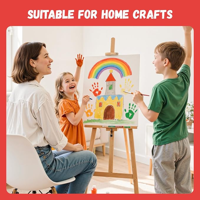 Simetufy 12 x 16 inch 5 Pack Painting Canvas Boards- Gesso Primed Acid-Free - Image 4