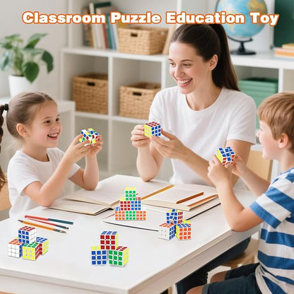 Mini Cube Puzzle Party Favors for Kids: 28 Pack 1.18in 3x3 Magic Cube School - Image 5