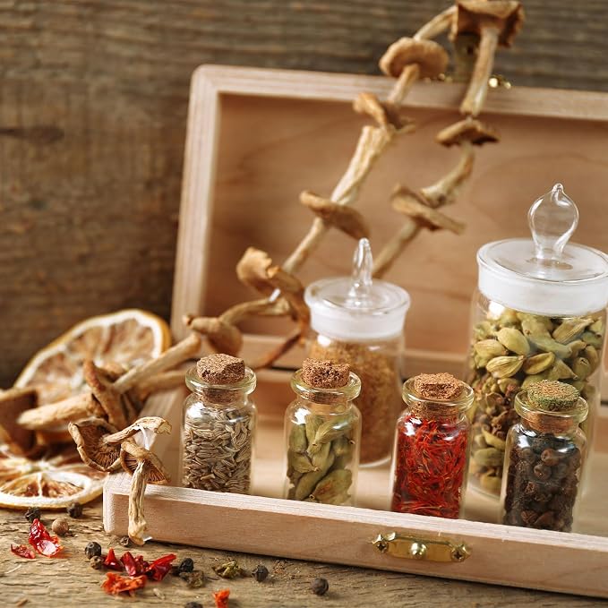 uxcell 6Pcs Mini Glass Bottles - Image 5
