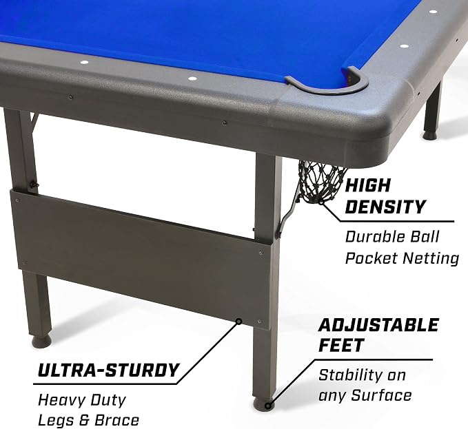 GoSports 6, or 8 ft Billiards Tables - Image 5
