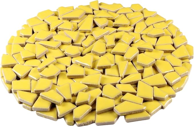 Ceramic Mosaic Tiles for Crafts & Art Projects 200 Grams Vibrant Colors Pieces - Image 7