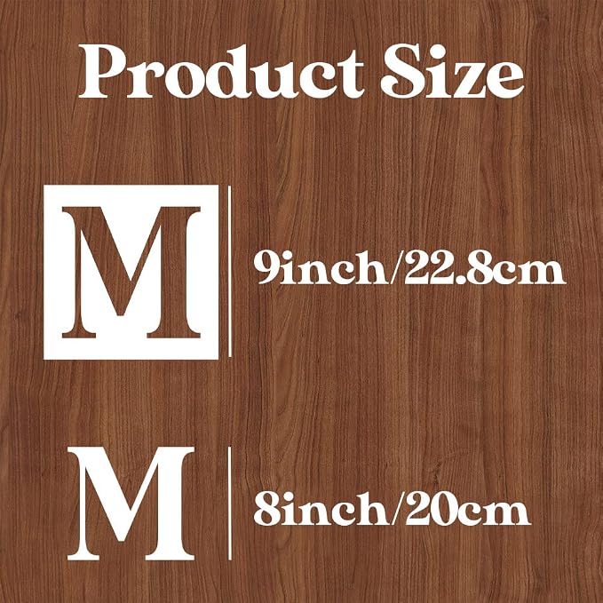 9inch Alphabet Stencils for Painting Reusable Letter Stencils Large Letters - Image 2