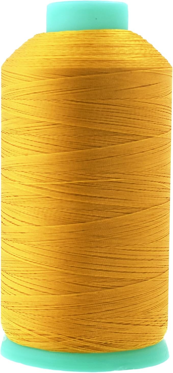 Mandala Crafts Bonded Nylon Thread Gold Heavy Duty Sewing Threads by MandalaCrafts