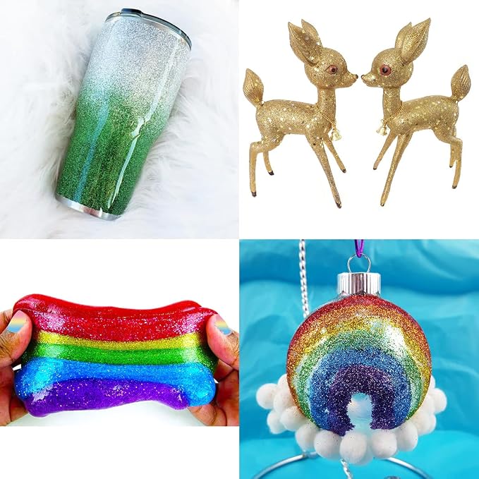Holographic Fine Glitter, 100g/3.5oz Extra Fine Glitters Powder Packs - Image 6