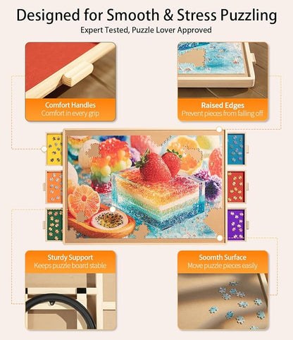 Join&Joy 1500 Piece Puzzle Board Pro, - Image 5