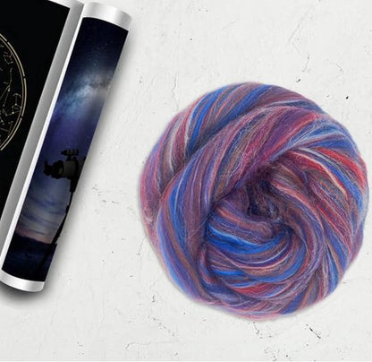 Revolution Fibers – Constellation Range Roving | Multicolored Tonal Blend of - Image 5