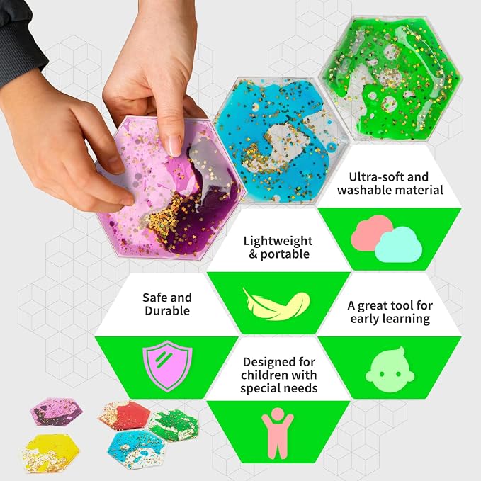 LONGKING 8-Pack Hexagon Liquid Tiles - Image 4