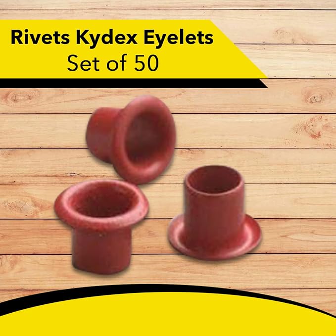 Kydex Rivets Eyelets, 8-8 1/4" Multicolored Grommet Eyelets - Image 2