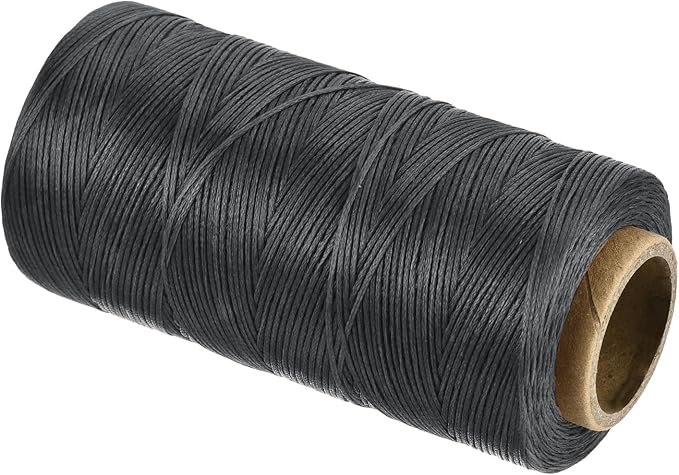 MECCANIXITY Waxed Thread, 197 Yard 1mm 210D Flat Wax Thread Polyester Waxed by MECCANIXITY