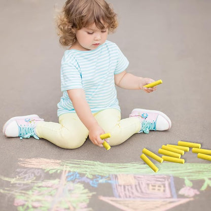 40 Pcs Sidewalk Chalks for Kids Non Toxic Jumbo Chalk for Party Gift Outdoor - Image 7