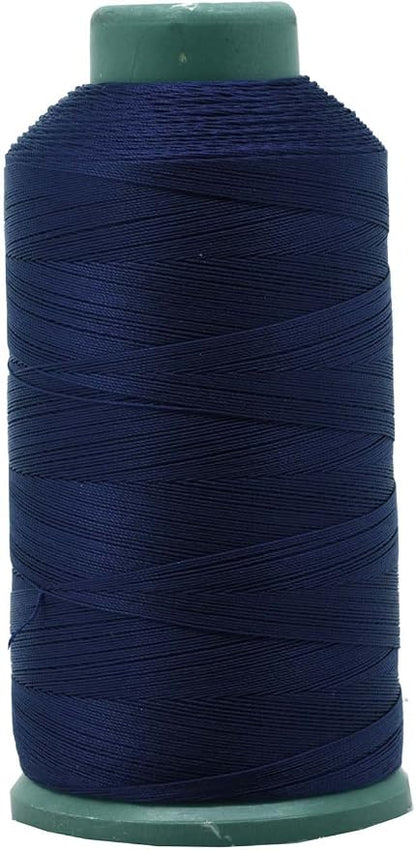 Mandala Crafts Bonded Nylon Thread Navy Blue Heavy Duty Sewing Threads by MandalaCrafts