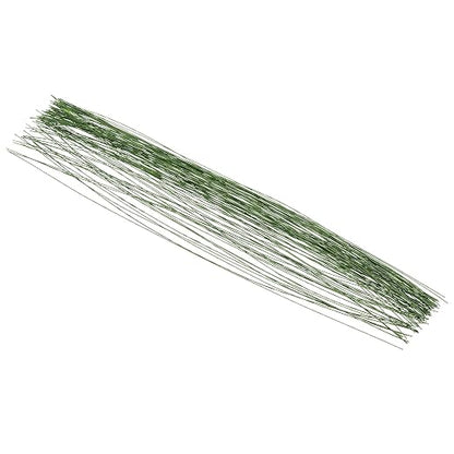 PATIKIL 30 Gauge 16" Floral Stem Wire, Dark Green by PATIKIL