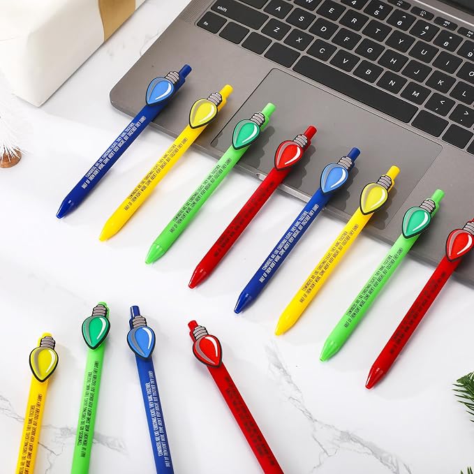 Eaasty 48 Pcs Christmas Gifts for Coworkers Appreciation Ballpoint Pens Bulk - Image 3