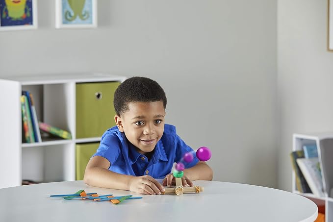 Learning Resources Craft Stick Creations 10 Science Experiments, Activity Book - Image 4