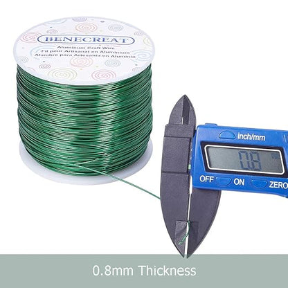 BENECREAT 20 Gauge 770FT Aluminum Wire Anodized Jewelry Craft Making Beading - Image 8
