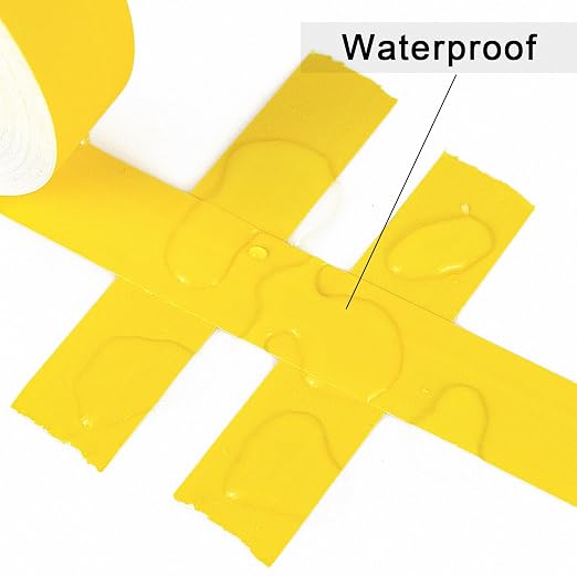 BOMEI PACK Yellow Gaffer Tape, Matte Non-Reflective, 1inch x 30yds No Residue - Image 5