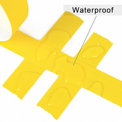 BOMEI PACK Yellow Gaffer Tape, Matte Non-Reflective, 1inch x 30yds No Residue - Image 5