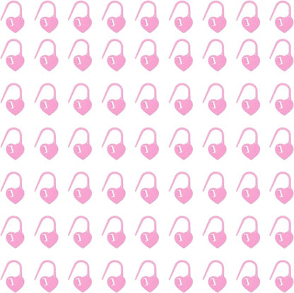 uxcell 400pcs Stitch Markers for Crocheting, Heart Shaped Crochet Marker Needle by uxcell