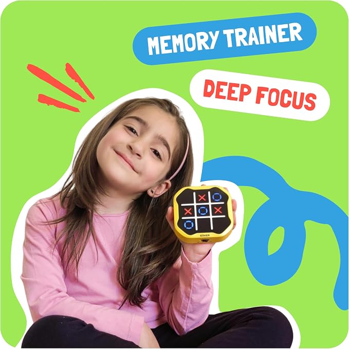 GiiKER Tic Tac Toe Bolt Game, Original 3-in-1 Handheld Puzzle Game, Portable - Image 3