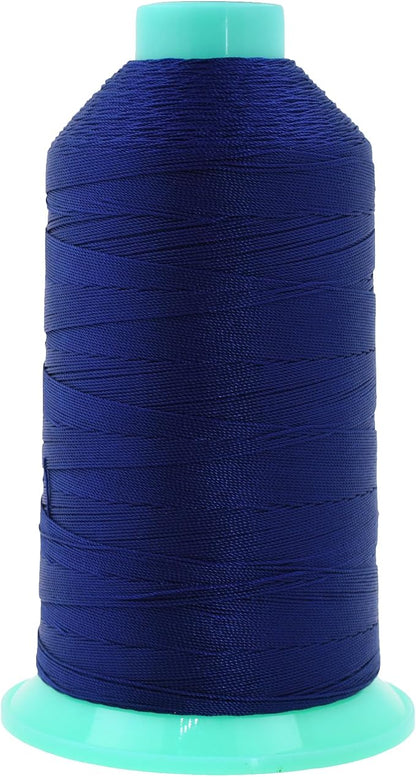 Mandala Crafts Bonded Nylon Thread Dark Blue Heavy Duty Sewing Threads by MandalaCrafts