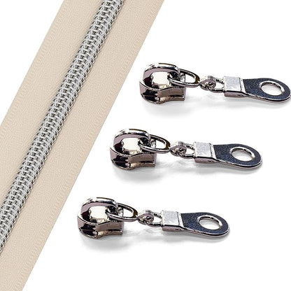 Sawoake 10 Yards Bulk Zipper, Replacement Sewing Zipper - Image 2