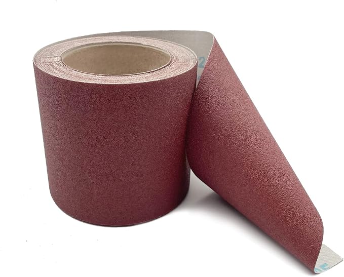 120 Grit Emery Cloth Roll, 4.5 Inch Wide 32.8 Ft Long Abrasive Sandpaper Rolls - Image 2