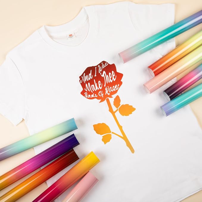 HTVRONT Gradient Heat Transfer Vinyl - Image 5
