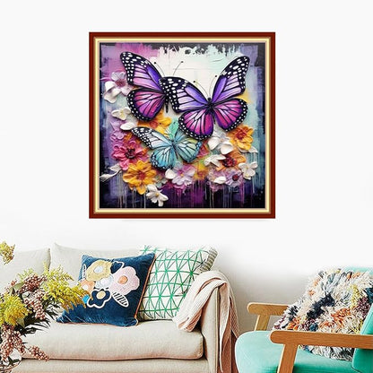 Foxdiviy Stamped Cross Stitch Kits Full Range of Embroidery Needlework Starter - Image 2