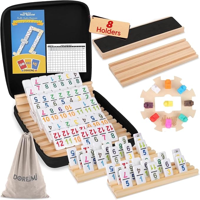 Mexican Train Dominoes Set by Doreimi
