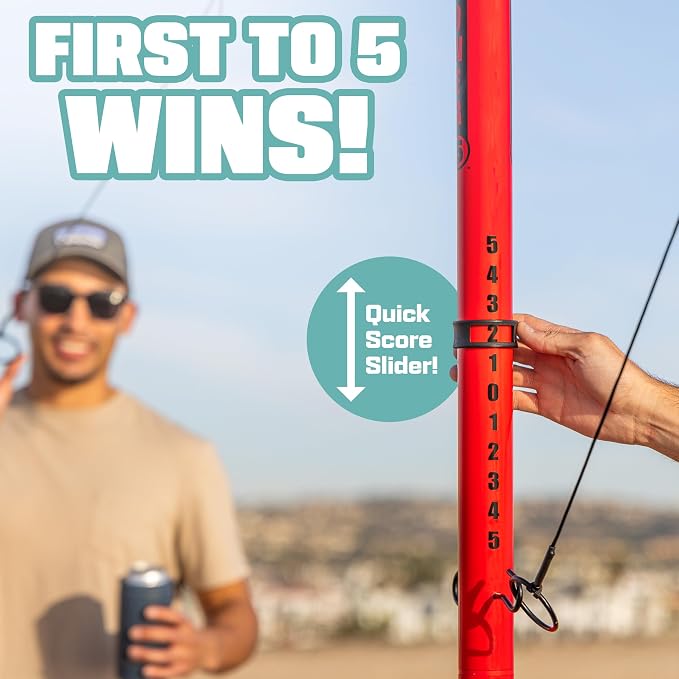 GoSports Tower 5 Giant Ring Swing Versus Game - Image 3