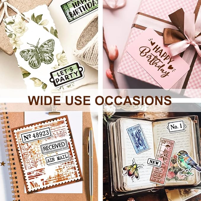 29 Pcs Acrylic Stamps for Crafting Card Making Supplies Set Include 3 Acrylic - Image 5