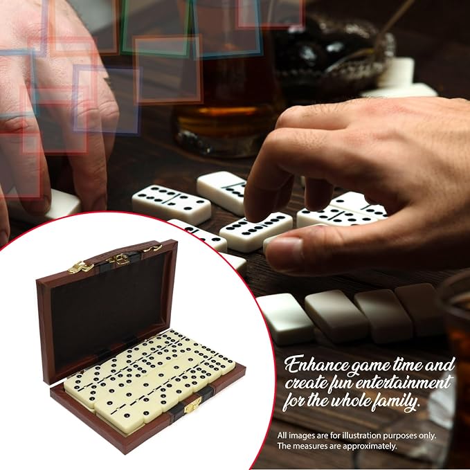 ERLLE - Premium Double 6 Dominoes Set, Classic Domino Game - Image 3