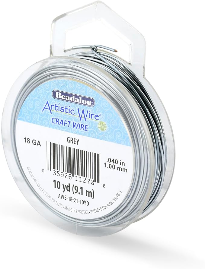 Artistic Wire, 18 Gauge Tarnish Resistant Colored Copper Craft Wire, 10 yd by Unknown