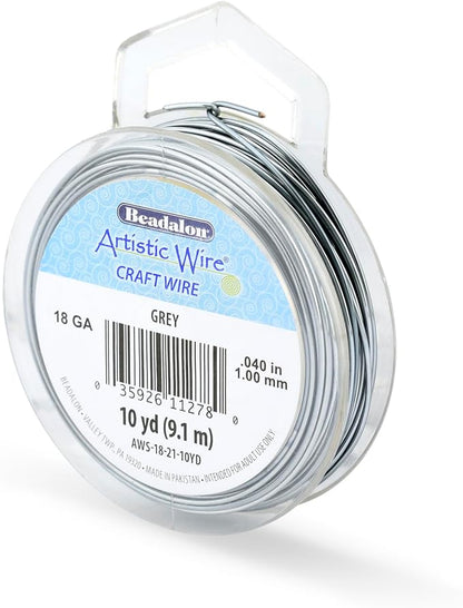 Artistic Wire, 18 Gauge Tarnish Resistant Colored Copper Craft Wire, 10 yd by Unknown