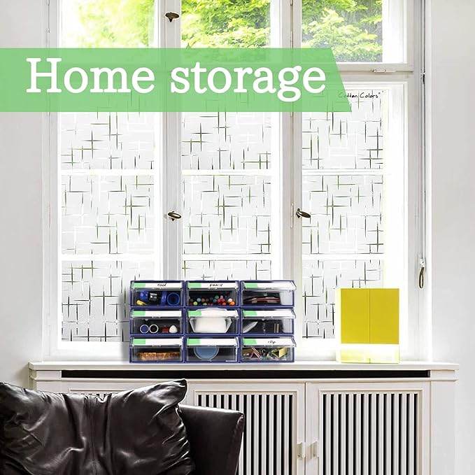 9pcs Sewing Craft Storage Box Hardware Craft Drawer Storage Cabinet Plastic - Image 2