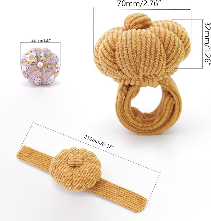 Wrist Pin Cushions, Sewing Needle Cushion kit - Image 2