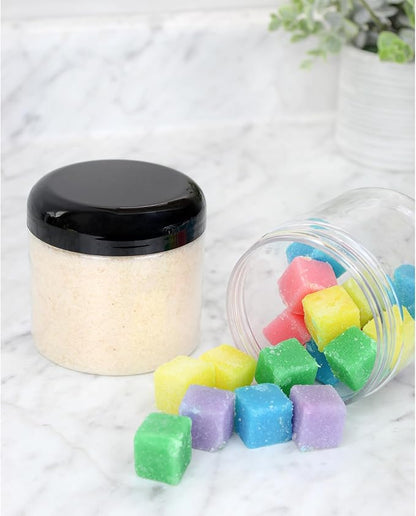 Cornucopia Brands 16oz Clear Plastic Jars w/Domed Lids; BPA Free PET Stackable - Image 9