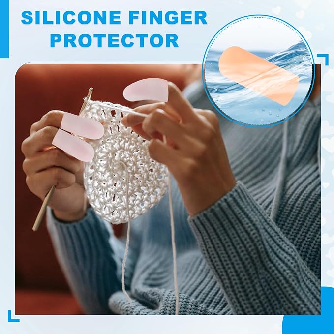 PATIKIL Gel Finger Cots 2"x0.79" - Image 5
