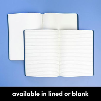 PAPERAGE Soft Cover Lined Journal Notebook, 2 Pack, 100 Pages, Large 7.5 inches - Image 5