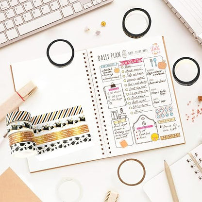 12 Rolls Graduation Washi Tape Set - Image 3