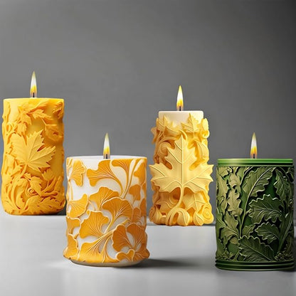 Maple Leaf Candle Molds, 3D Reusable Silicone Molds, Unique Resin Wax Concrete - Image 4