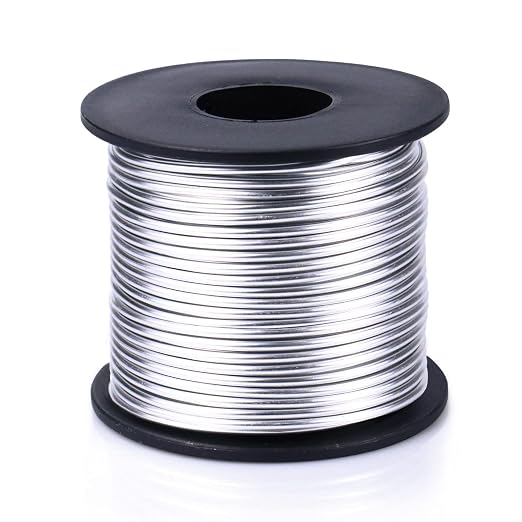 Aluminum Craft Wire, 32.8 Feet 3.0 mm/ 8 Gauge Silver Bendable Soft Metal - Image 4