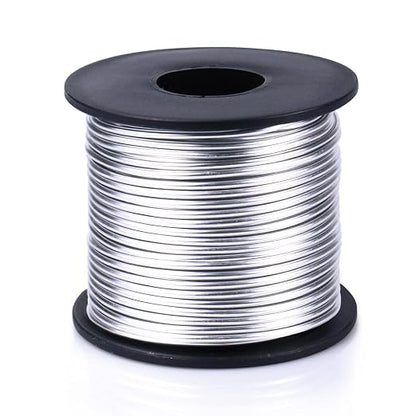 Aluminum Craft Wire, 32.8 Feet 3.0 mm/ 8 Gauge Silver Bendable Soft Metal - Image 4