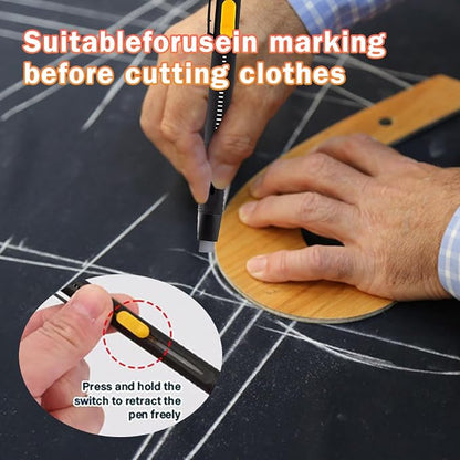 Heat Erasable Fabric Marker for Sewing, Sewing Chalk DIY Markers Pen for - Image 2