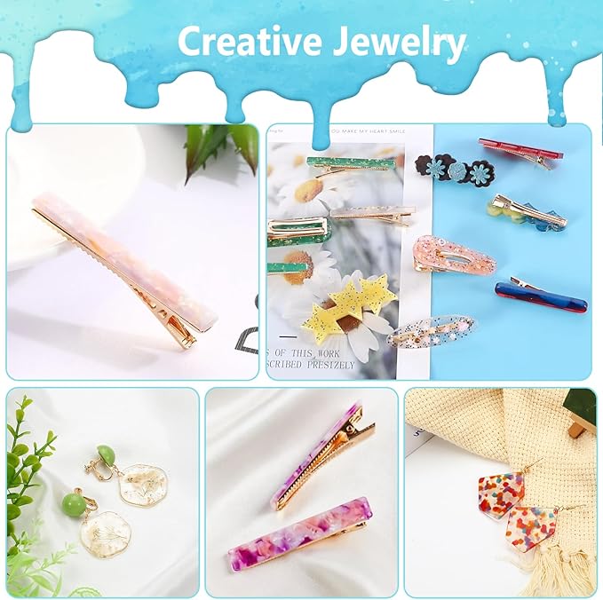 UV Resin Jewelry Making Kit, 400g Crystal Clear Resins - Image 5