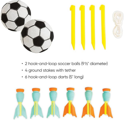 Hearthsong Jumbo 57-Inch Inflatable 2-in-1 Darts and Soccer Set - Image 3