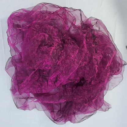 Two-Tone Iridescent Holographic Organza Fabric - Image 5