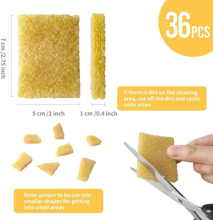 32Pcs Rubber Cement Eraser, 7x5 cm Adhesive Erasers, Glue Residue Pick up Eraser - Image 2