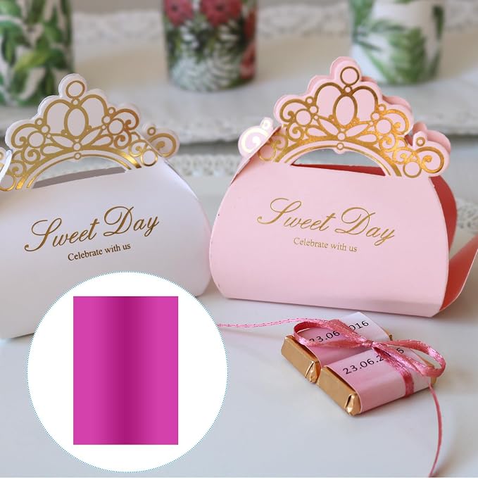 PATIKIL 11.7x8.3" Hot Stamping Foil Paper Sheet, 20 Sheets A4 Heat Transfer Hot - Image 5